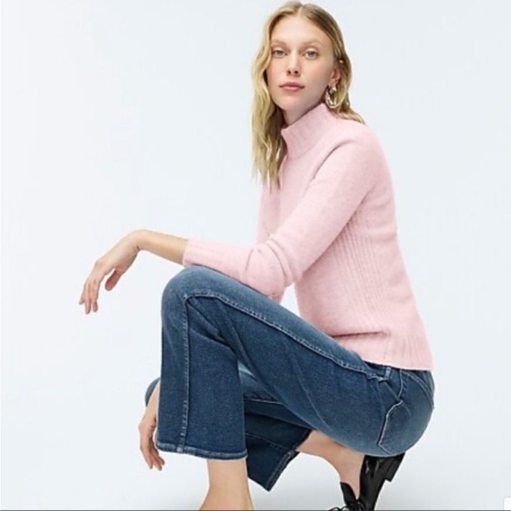 J. Crew Point Sur mock neck sweater in supersoft yarn. Size XS.